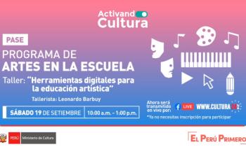 PASE - programa de artes en la escuela: taller de herramientas digitales para la educación artística