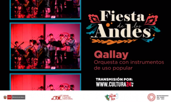 Fiesta de los andes - Qallay orquesta con instrumentos de uso popular