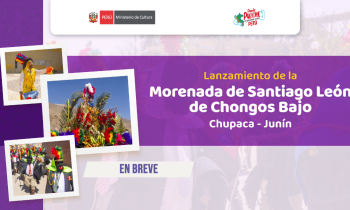 Lanzamiento de la Morenada de Santiago León de Chongos Bajo - Chupaca Junín